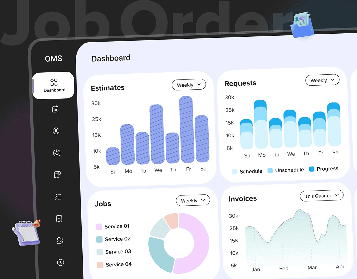 Order Management System (OMS) — screen preview