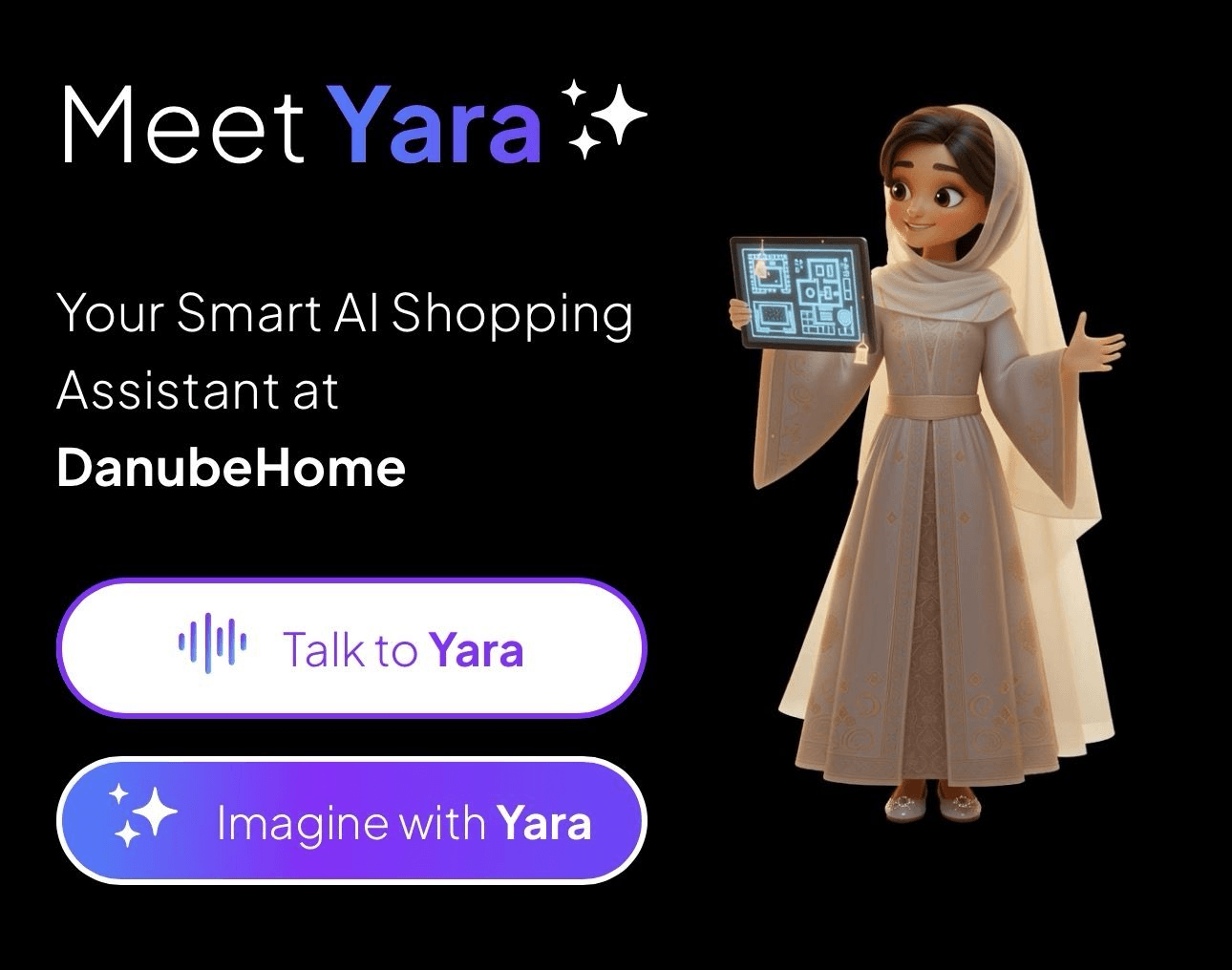 YARA AI — Intelligent Retail & Shopping Assistant — screen preview
